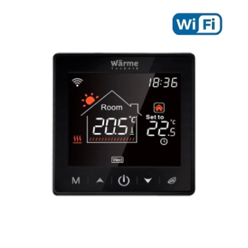 Электронный терморегулятор Wärme Technik WiFi Space Black
