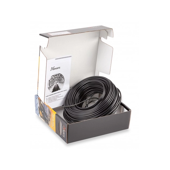 Одножильный Кабель Nexans TXLP/1R, 28 Вт/м (Black Defrost Snow) в Упаковке/
