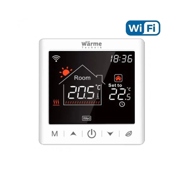 Электронный терморегулятор Wärme Technik WiFi Star White/